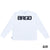 BRGD STANDARD LOGO MOCK NECK ELITE DRY L/S TEE - WHITE