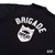 BRGD SHIELD COLLEGE MOCK NECK ELITE DRY TEE - BLACK