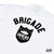 BRGD SHIELD COLLEGE MOCK NECK ELITE DRY TEE - WHITE