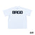BRGD STANDARD LOGO MOCK NECK ELITE DRY TEE - WHITE