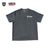 ONEITA × BASS BRIGADE BRGD CREW PIGMENT TEE - BLACK