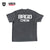 ONEITA × BASS BRIGADE BRGD CREW PIGMENT TEE - BLACK