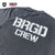 ONEITA × BASS BRIGADE BRGD CREW PIGMENT TEE - BLACK