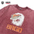 ONEITA× BASS BRIGADE CHEMICAL WASH L/S TEE - BURGUNDY