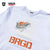 ONEITA× BASS BRIGADE CHEMICAL WASH L/S TEE - WHITE