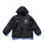 BRGD BL PADDED JACKET - BLACK/WHITE