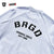 SCREEN STARS × BASS BRIGADE PIGMENT DYEING TRACK JACKET - ASH