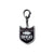 SHIELD LOGO ACRYLIC KEYCHAIN - BLACK