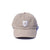 SHIELD LOGO COTTON CAP - KHAKI/WHITE
