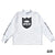 SHIELD LOGO MOCK NECK ELITE DRY L/S TEE - WHITE