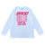 SHIELD MOTION LOGO LS TEE - WHITE/PINK