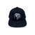 SHIELD IN THE MOUTH SNAPBACK HAT - BLACK