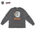 SCREEN STARS × BASS BRIGADE FAKE LAYERED L/S TEE - BLACK