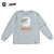 SCREEN STARS × BASS BRIGADE FAKE LAYERED L/S TEE - L.GREY