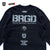 SCREENSTARS × BASS BRIGADE BB WORDMARK LS TEE - BLACK/CHARCOAL