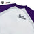 SCREENSTARS × BASS BRIGADE RAGLAN SLEEVE TEE - V/WHITE×PURPLE