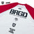 SCREENSTARS × BASS BRIGADE RAGLAN SLEEVE TEE - V/WHITE×RED