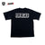 SCREEN STARS × BASS BRIGADE BRGD COLLEGE TEE - BLACK
