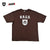 SCREENSTARS × BASS BRIGADE LOOSE-KNIT JERSEY TEE - BROWN