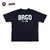 SCREENSTARS × BASS BRIGADE LOOSE-KNIT JERSEY TEE - CHARCOAL