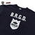 SCREENSTARS × BASS BRIGADE LOOSE-KNIT JERSEY TEE - CHARCOAL