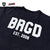 SCREENSTARS × BASS BRIGADE LOOSE-KNIT JERSEY TEE - CHARCOAL