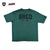 SCREENSTARS × BASS BRIGADE LOOSE-KNIT JERSEY TEE - GREEN