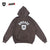 SCREEN STARS × BASS BRIGADE CHEMICAL WASH ZIP HOODIE - BROWN