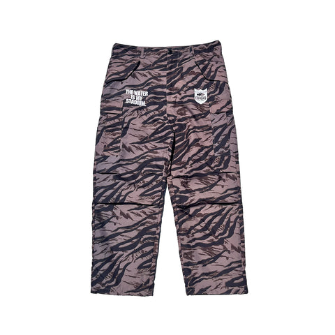 BRGD TIGER STRIPE CAMO M-65 FIELD CARGO NYLON PANTS - BLACK CAMO