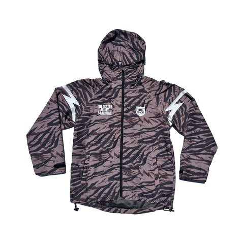 BRGD TIGER STRIPE CAMO MOUNTAIN JACKET - BLACK CAMO