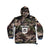 BRGD CAMO ANORAK RAIN JACKET - CAMO/WHITE