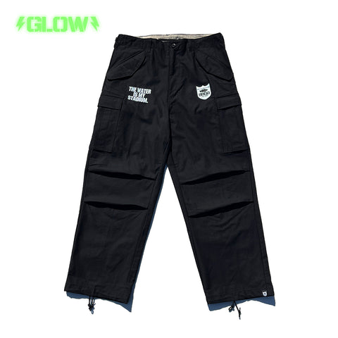 BRGD M-65 FIELD CARGO PANTS - BLACK/GLOW