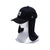 SHIELD LOGO DRY SUNSHADE CAP - BLACK/WHITE