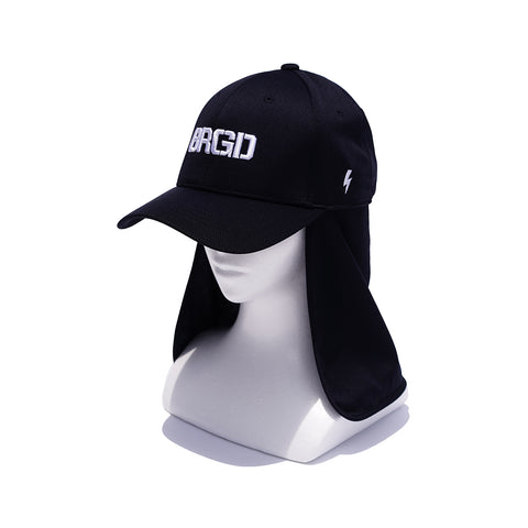 BRGD LOGO DRY SUNSHADE CAP - BLACK/WHITE