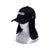 BRGD LOGO DRY SUNSHADE CAP - BLACK/WHITE