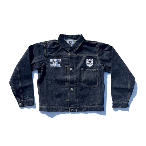 BRGD SELVEDGE DENIM JACKET WW Ⅱ MODEL - INDIGO/WHITE