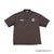 BRGD ZERO GRAVITY NYLON SHORTSLEEVED OPEN COLLAR SHIRTS - BROWN
