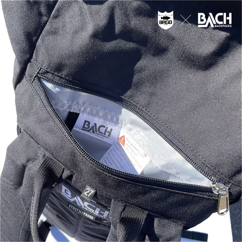 BACH × BASS BRIGADE STOUTIN` STRONG WP27 - Black