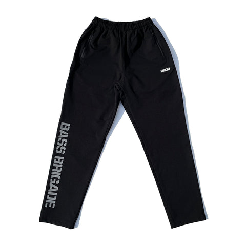 BB Word Mark Nylon Pants - Black/Grey - M