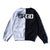 Bass Brigade Half Sweat Shirts - Black/White  L