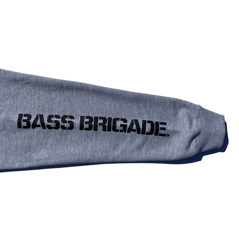 BRGD HALF ZIP SWEAT - GREY