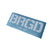 BRGD LOGO DECAL S - White