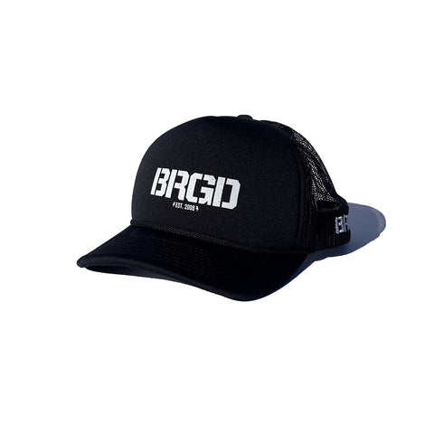 BRGD CLASSIC LOGO TRUCKER CAP - BLACK