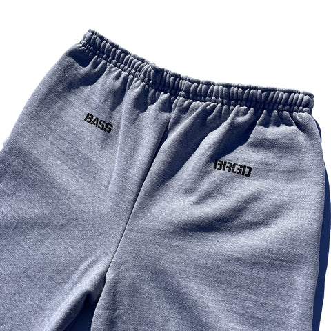 BRGD CLASSIC LOGO SWEAT PANTS - GREY