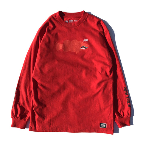 Fighter Lunker LS Tee - Red - S