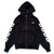 4 SHIELD Zip Hoodie - Black