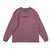 Huge BB Word Mark L/S Tee - Smoky Pink - M