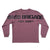 Huge BB Word Mark L/S Tee - Smoky Pink