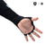 handson grip x Bass Brigade Titanium α Palmless Gloves - Black/White - L