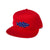 Lunker Stars Patch Snapback Hat - Red